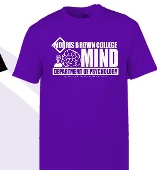 Morris Brown MIND Psychology Tee — Purple