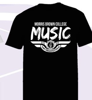 Morris Brown Music Creative Force Tee — Black
